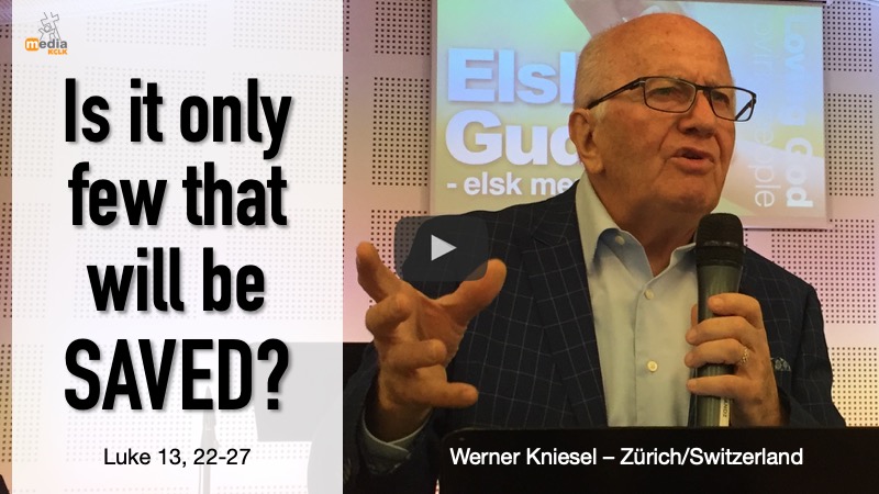 Is it only few that will be saved? - Werner Kniesel